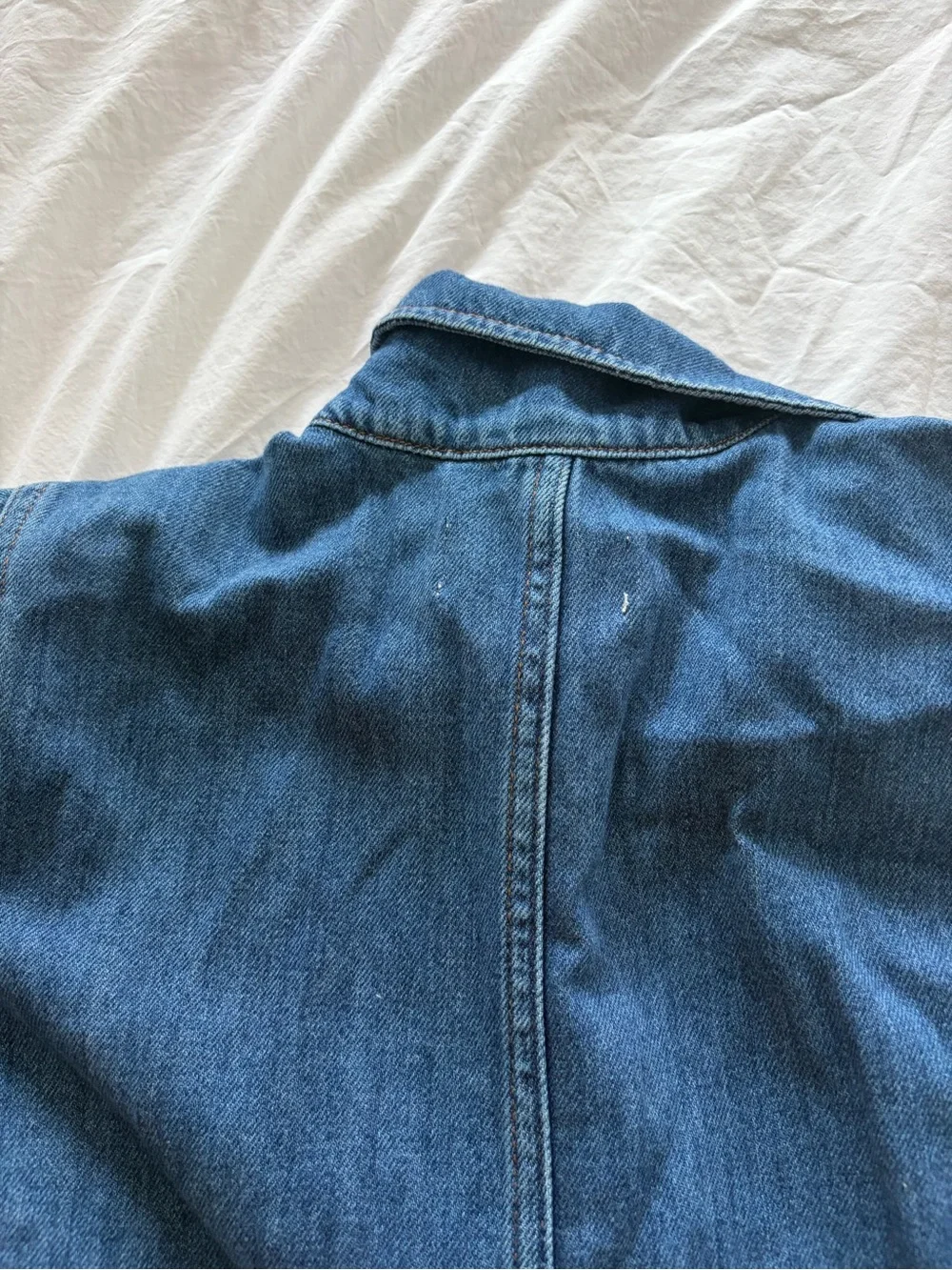 Reformation Indigo Denim Jumpsuit with Zip Front - Picture 6 of 6